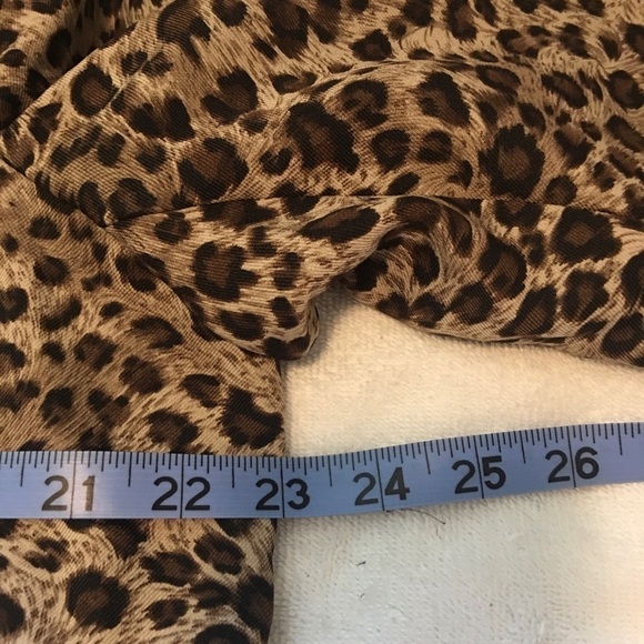 Kim Roger’s jacket blazer sz 16. Open front, lined, leopard print, transitional - Picture 6 of 7